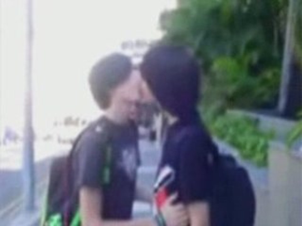 Emo boy kiss