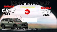 2027 Honda CR-V vs 2026 Mazda CX-5 | 3-Minute Car Battle