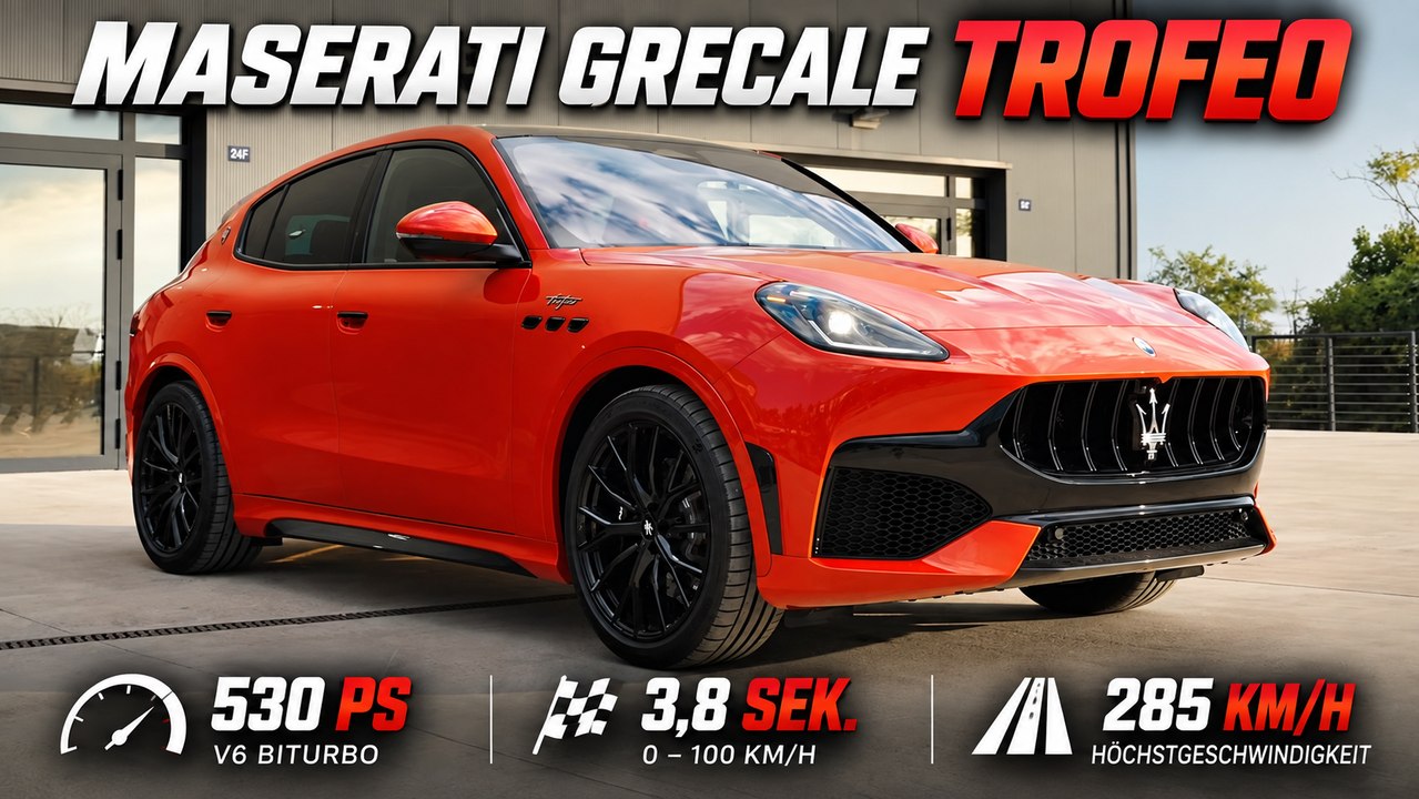 2026 Maserati Grecale Trofeo: 285 km/h und 530 PS im Performance-Check
