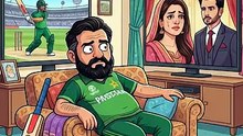 Cricket fan watching TVs confused | Funny video