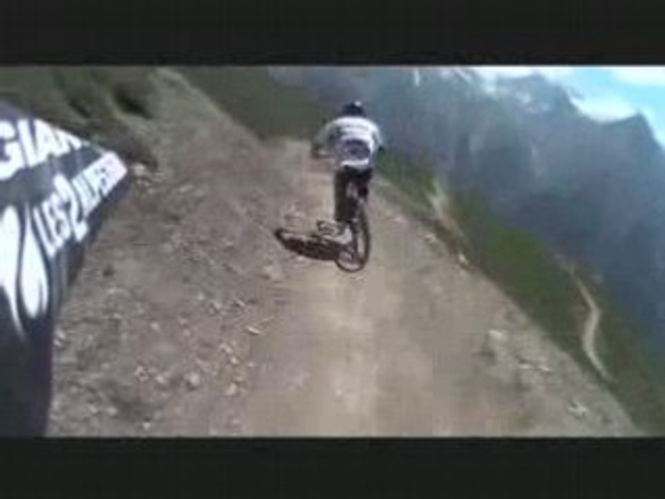 Les 2 Alpes : Piste de descente VTT du Diable