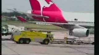 Qantas Boeing 747 Atterissage d'urgence