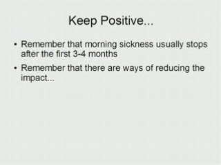 Morning Sickness Remedies