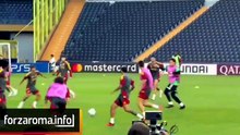 Roma-Fenerbahce, Svilar versione fenomeno nella rifinitura anche fuori dai pali