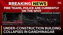 Under-Construction Building Slab Collapses in Gandhinagar; Several Feared Trapped