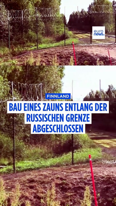 Finnland schließt Bau von 200-Kilometer-Grenzzaun zu Russland ab