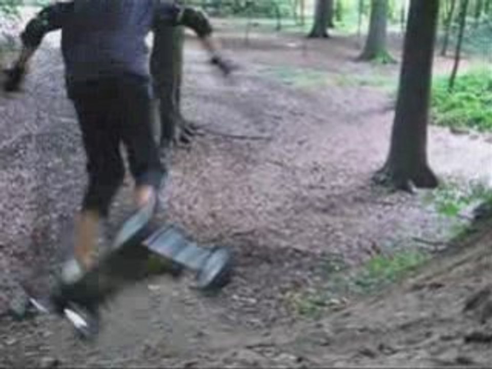 Mes premiéres descentes avec mon Mountainboard