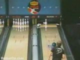 Bowling - spare conversion with spinning ball