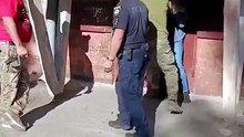 BREAKING: Lviv TCC Officer Seen Shoving Woman During Mobilization Dispute!
