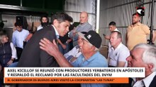 Kicillof en las Tunas, Apóstoles