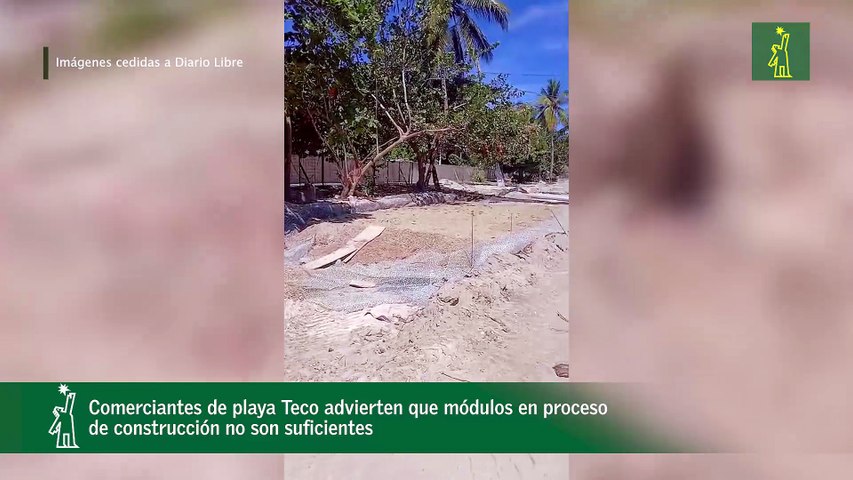 Comerciantes de playa Teco advierten que módulos en proceso de construcción no son suficientes