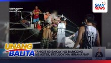 PCG - Mahigit 80 sakay ng barkong MV June Aster, patuloy na hinahanap | Unang Balita