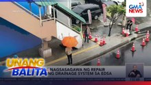 DPWH, nagsasagawa ng repair sa ilang drainage system sa EDSA | Unang Balita