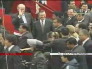 Federico Danton en el desfile de Fiestas Patrias