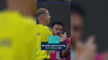 Ronaldo opens scoring with trademark header