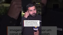 Jornalista é atingido por bombardeio durante transmissão ao vivo no Líbano #shorts