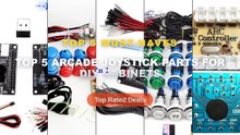 Top 5 Best Top 5 Arcade Joystick Parts For DIY Cabinets (Must Have!) - 30 Pcs Zero Delay Encoder Arcade Joystick DIY Kit...
