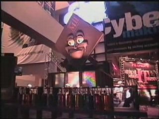 Animatronic Display Computer Chip Plays Las Vegas