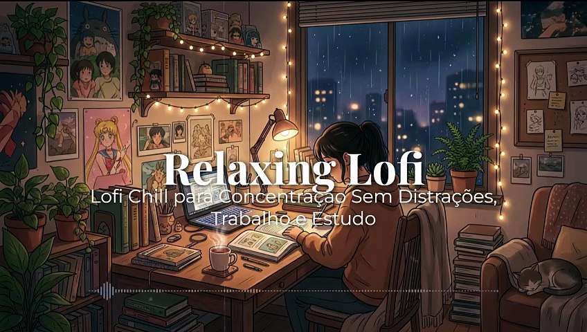 Relaxing Lofi | Lofi Chill para Concentração Sem Distrações, Trabalho e Estudo