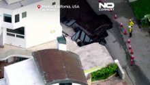 Ogromne zapadlisko przed rezydencją Nicolasa Cage’a w Malibu
