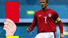 David Beckham’s Darkest Football Moments 🟥🟨⚽