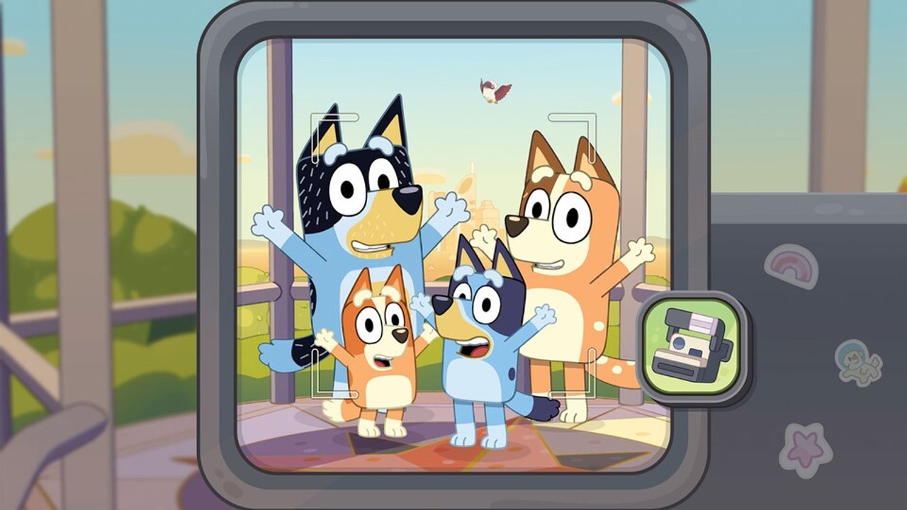 Bluey's happy snaps: das neue spiel mit der beliebten animationsfigur lässt euch fotos knipsen