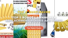 Top 5 Best Top 5 Robot Lawnmower Replacement Blades And Parts (Must Have!) - AT05 36PCS Replacement Blades For Segway Na...