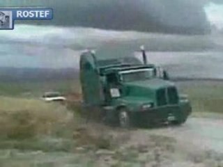 Accident remorquage camion