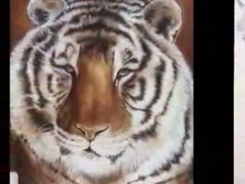 Pop art canvas prints-speed finger painting modern art