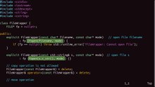 Resource Management in C++