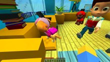 MARSHALL DE PAW PATROL DESCUBRE A SKYE EMBARAZADA EN MINECRAFT 😱