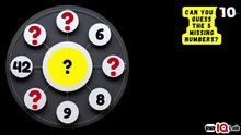 #PuzzleTime 🧩⏰️ Can You Guess the 5 Missing Numbers? 🤔