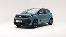 New Dacia Spring Journey version Exterior Design in Agave blue