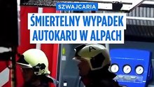 Szwajcaria. Wypadek autobusu turystycznego: kilka osób zginęło