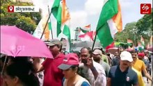 സർക്കാരുമായുള്ള ചർച്ചകൾ പരാജയപ്പെട്ടു; എസ്ബിഐയിലേക്ക് മാർച്ച് നടത്തി ബാങ്ക് ജീവനക്കാർ