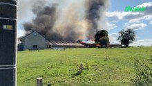 Incendie dans une ferme à Poncelle (Tintigny)