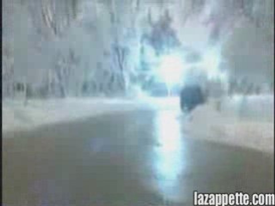 Attention au ligne électrique en hiver