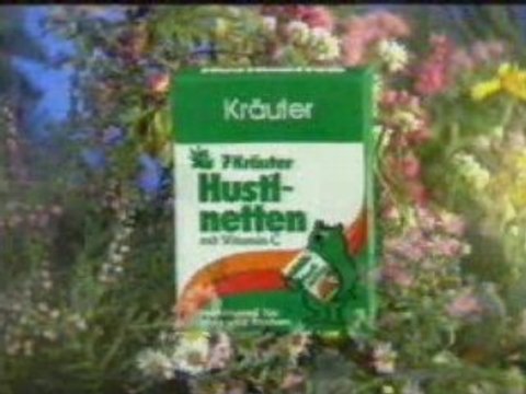 Hustinetten Bär Hustenwetter 1989 Werbung