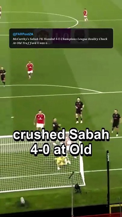 Man Utd Blitz Sabah 4-0 in Champions League Return #shorts
