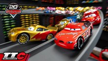 J'ai fait courir la Flash McQueen dorée version Chase ! 🏆