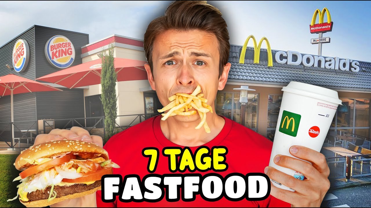 7 tage nur fast food: kfc, mcdonald’s, burger king & mehr