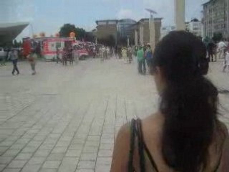 Arrivé a la gay pride