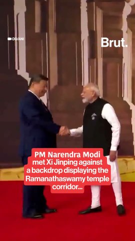 Modi met chinese president
