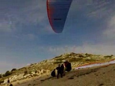 Parapente - Lachens - Decollage