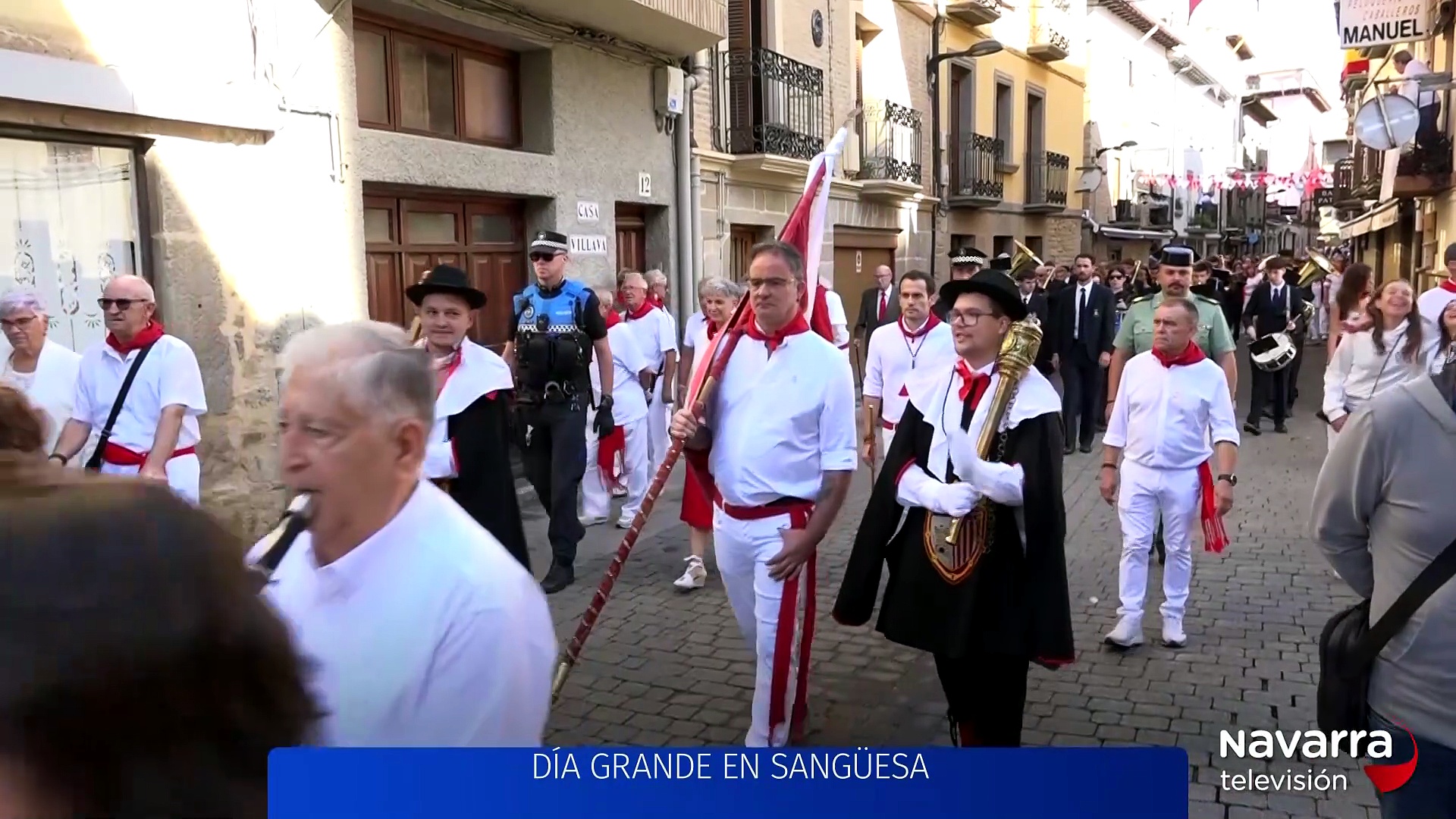 Sangüesa honra a San Sebastián en su día grande de fiestas