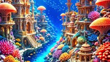 The Sunken Coral Sanctum | Cinematic Fantasy