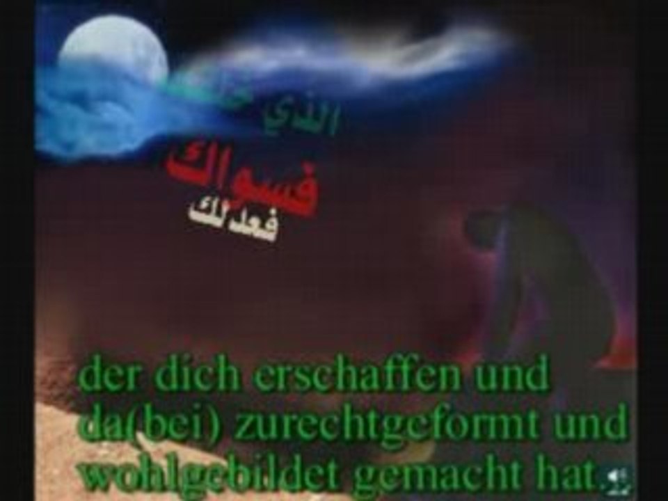 O Sohn Adams! Täglich ruft dich das Grab!...