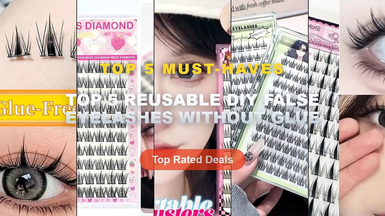 Top 5 Reusable DIY False Eyelashes Without Glue: Top 5 Best Sellers ...