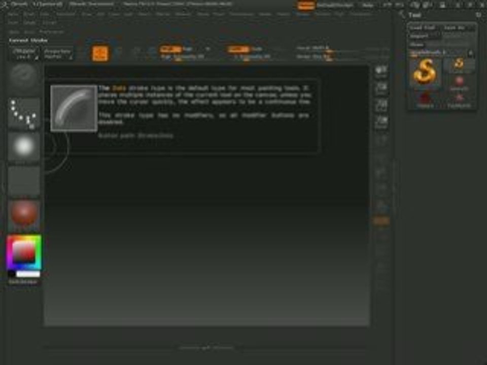ZBrush3: calibrage+découverte & customization interface