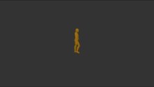 Walking animation in Prisma 3D